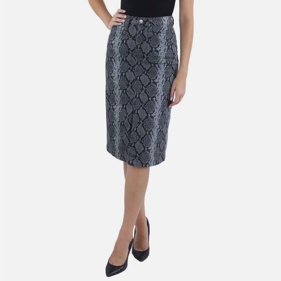 AG Adriano Goldschmied Womens Pencil Slit Pencil Skirt Womens Size 24 - Picture 2 of 11